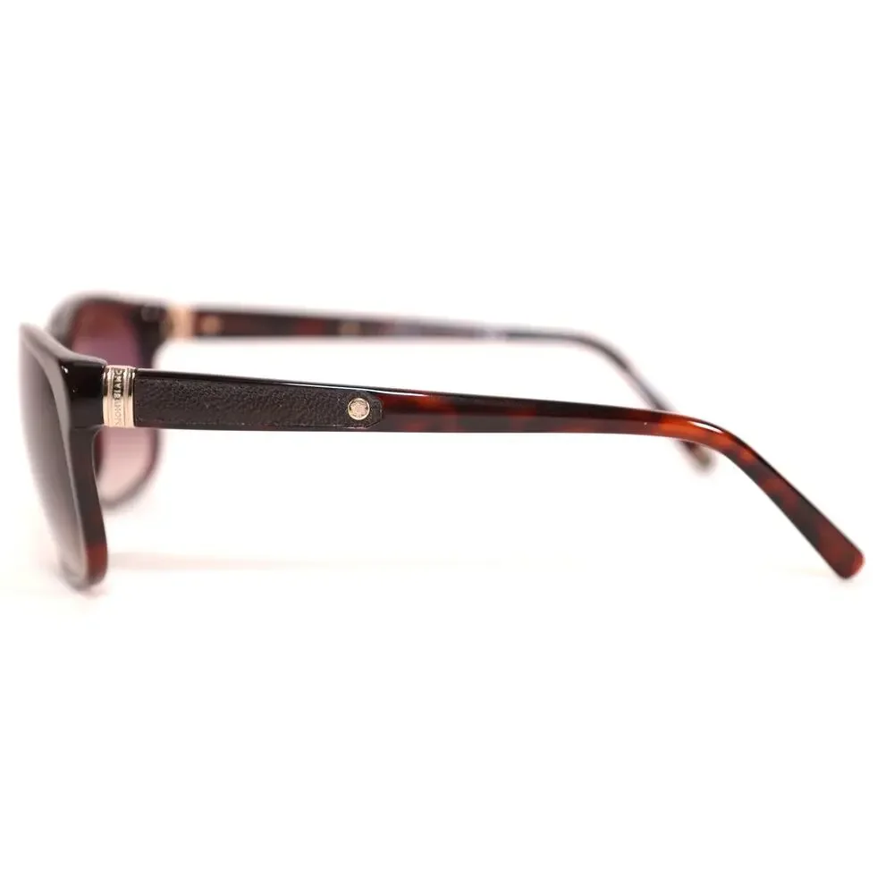 Montblanc Rectangle Men's Designer Sunglasses - Dark Brown Havana/Brown - NWT
